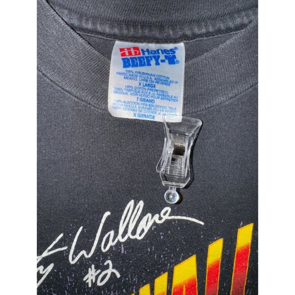 Vintage Rusty Wallace Shirt NASCAR Graphic Tee 1990s - Picture 2 of 4